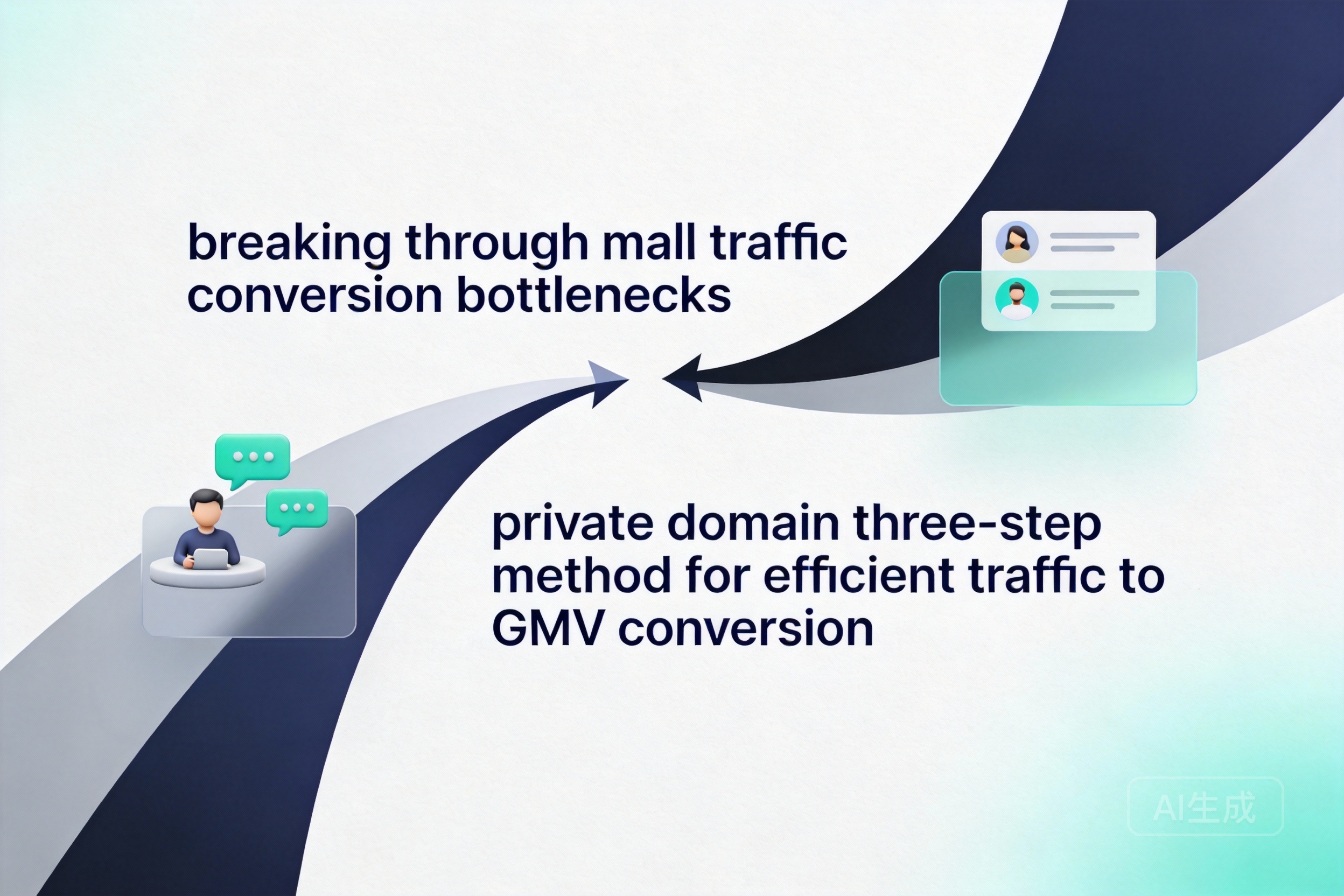 破局购物中心引流转化率瓶颈：用私域三步法实现客流到GMV的高效转化
