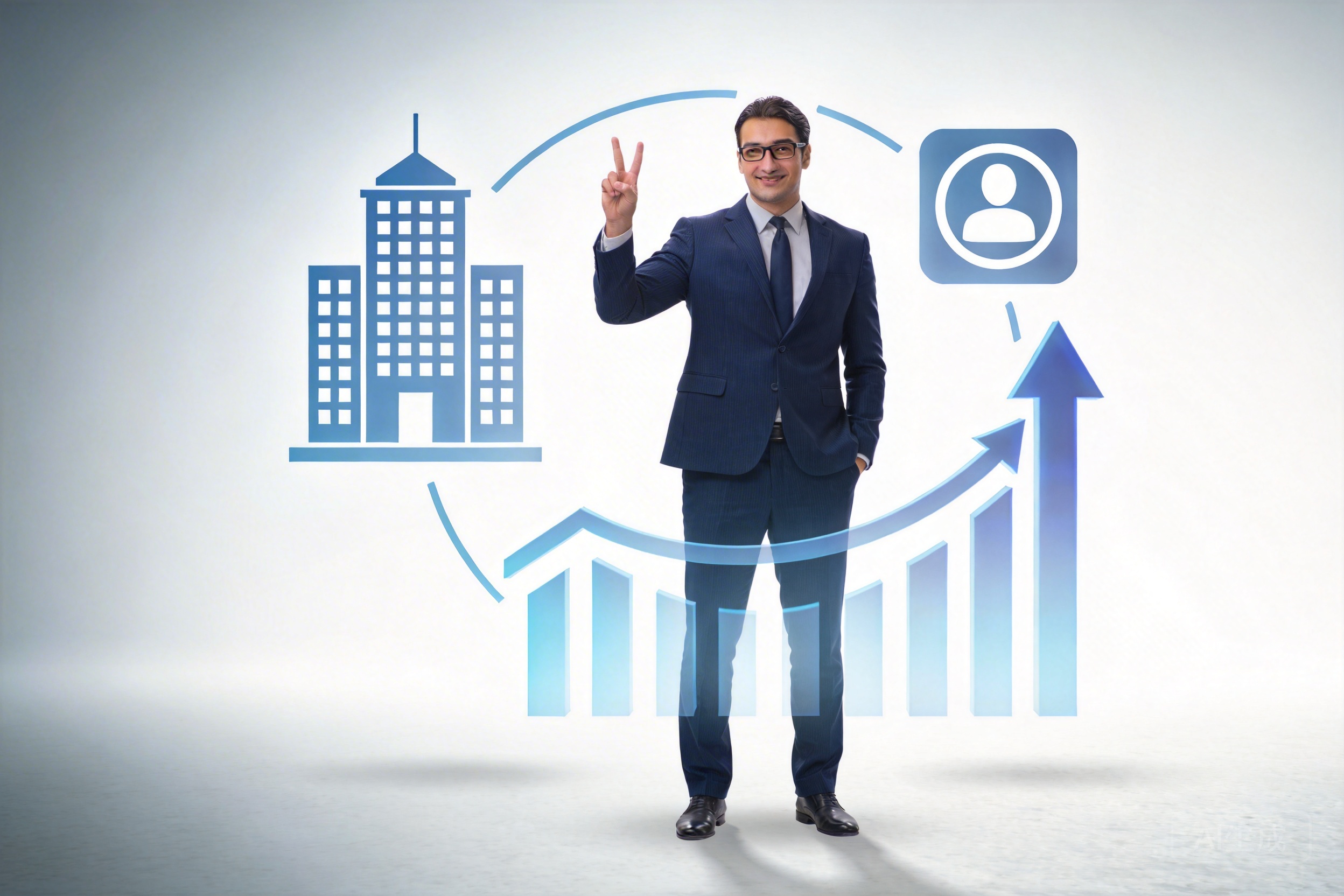 和自建团队相比优势在哪？商业地产私域增长的行业对比FAQ（胜利手势）