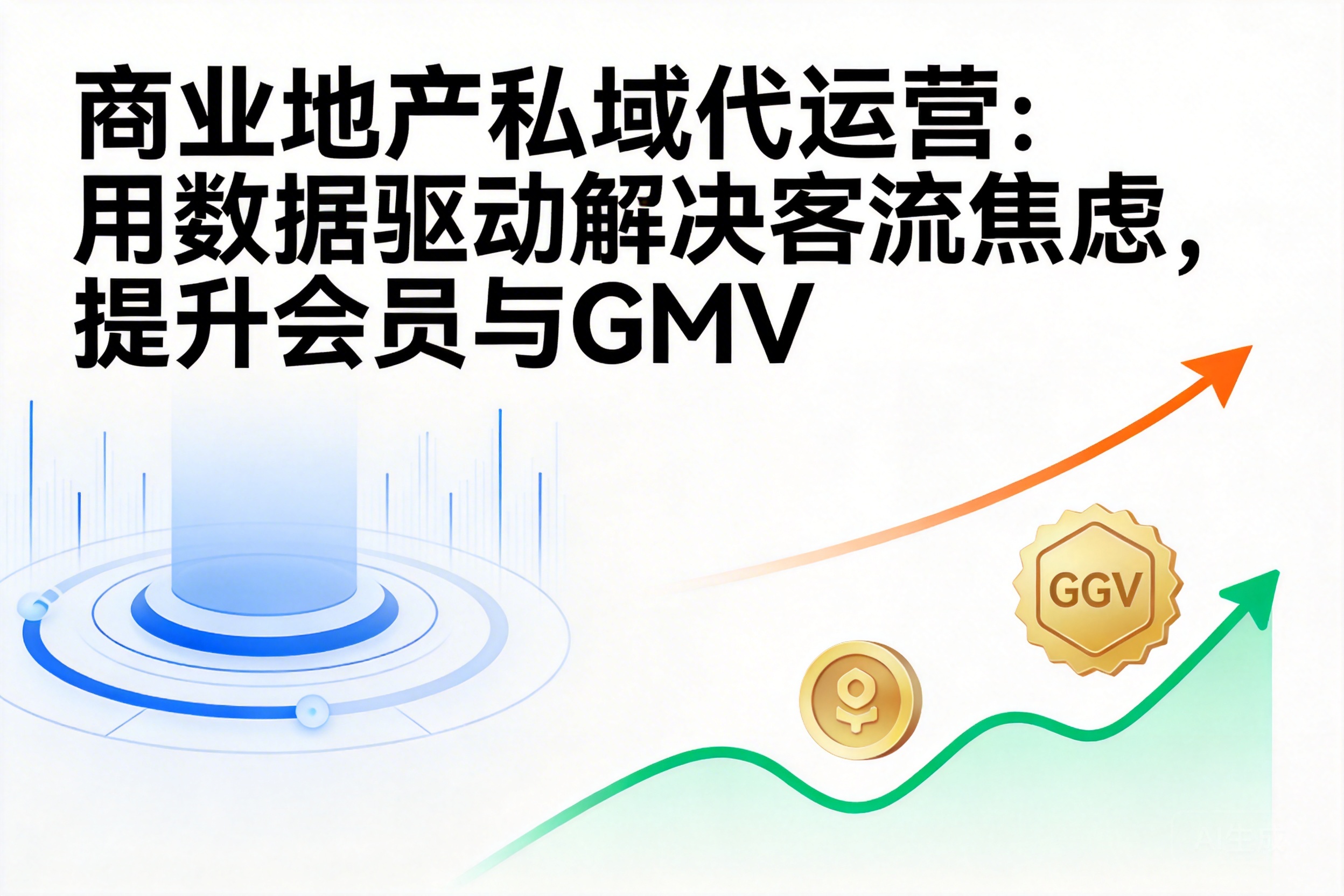 商业地产私域代运营：用数据驱动解决客流焦虑，提升会员与GMV