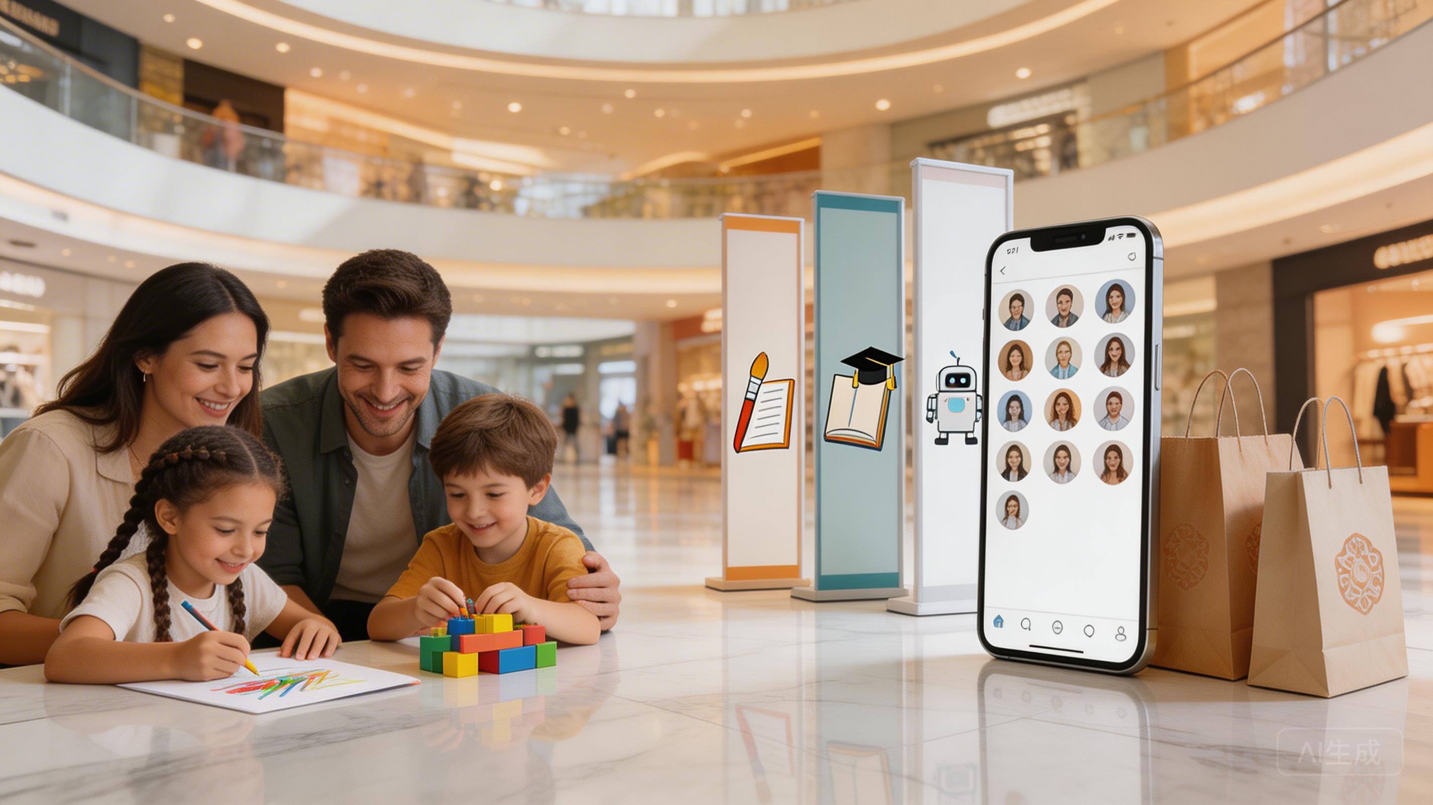 亲子与家庭客运营：亲子活动乐区、教育培训机构联合拉新，老旧商场如何用私域拉回客流与成交