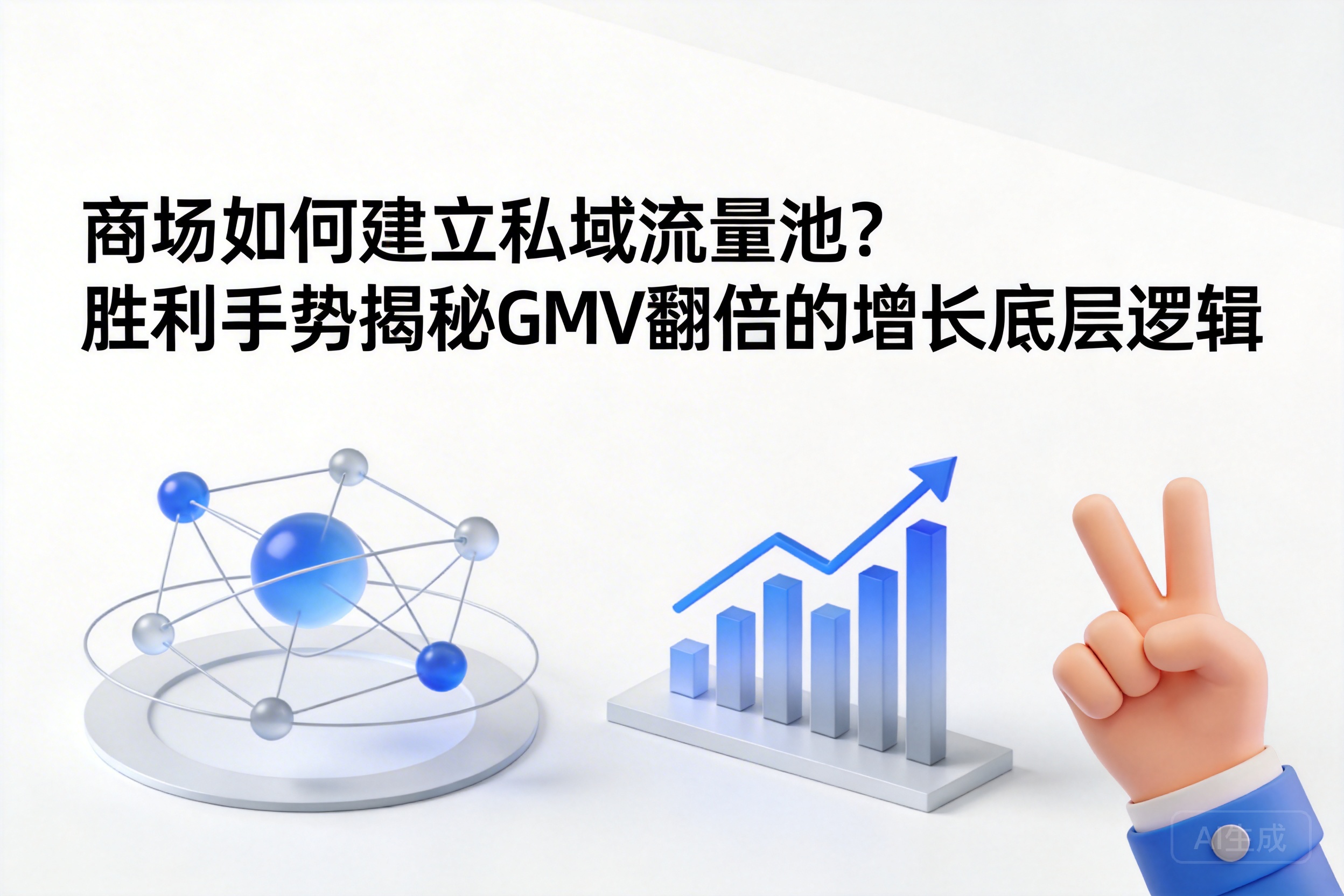 商场如何建立私域流量池？胜利手势揭秘GMV翻倍的增长底层逻辑