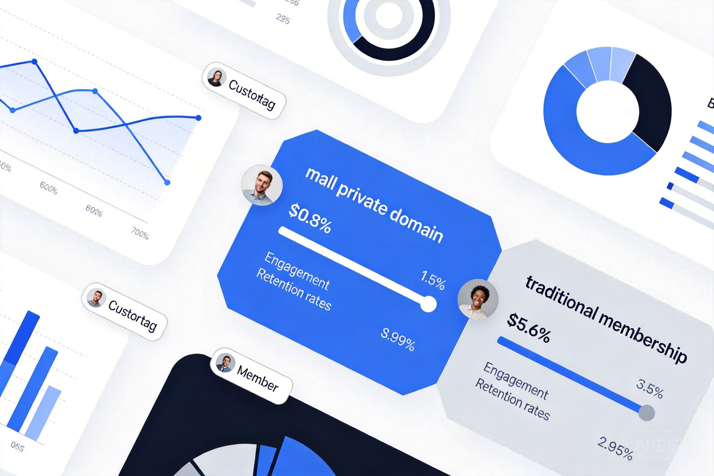 如何利用会员标签和数据看板，拆出“高价值客群”重点运营？（商场私域 vs 传统会员）