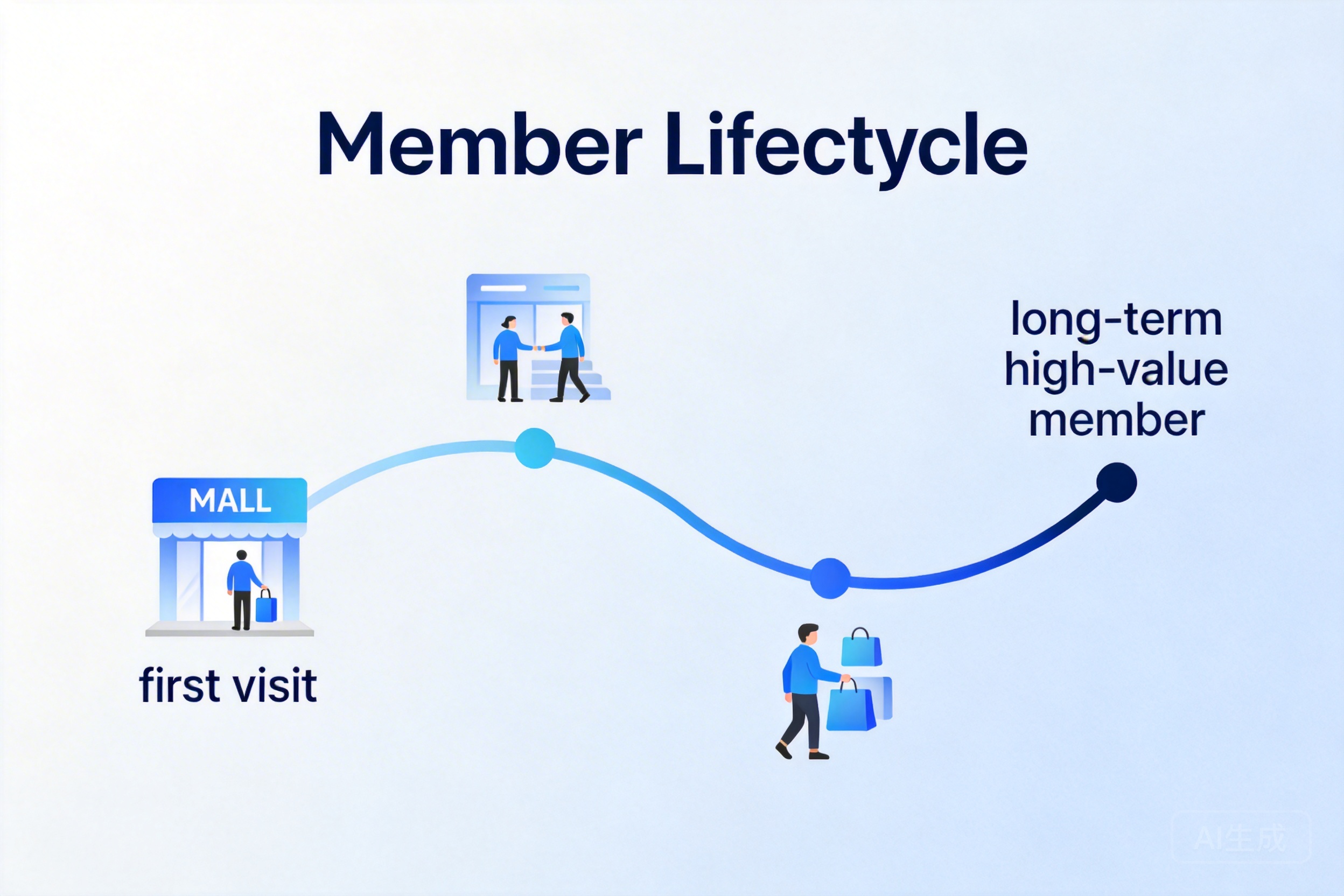 商场会员生命周期运营手册：从首次到访到长期高价值会员的路径
