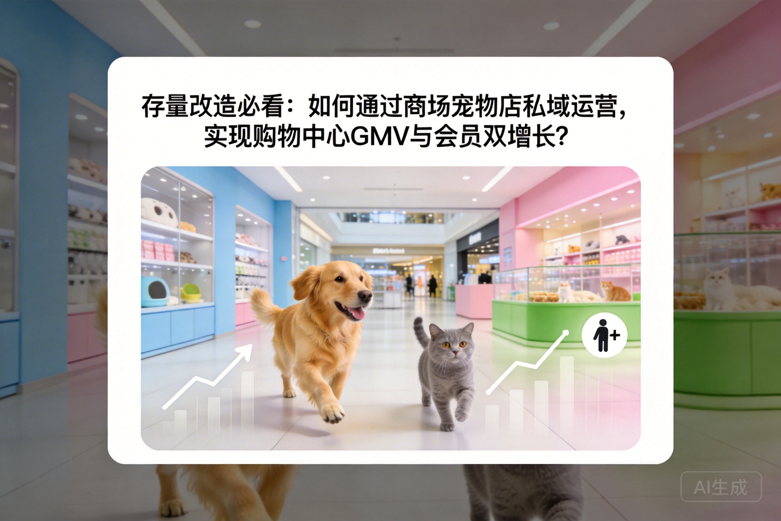 存量改造必看：如何通过商场宠物店私域运营，实现购物中心GMV与会员双增长？