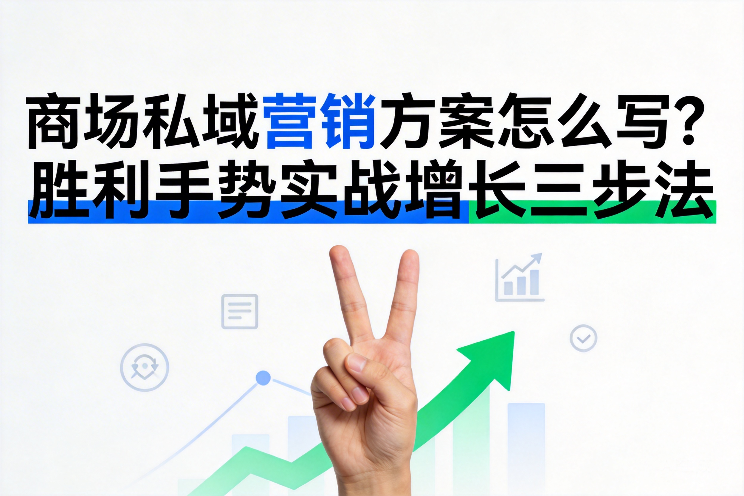商场私域营销方案怎么写？胜利手势实战增长三步法