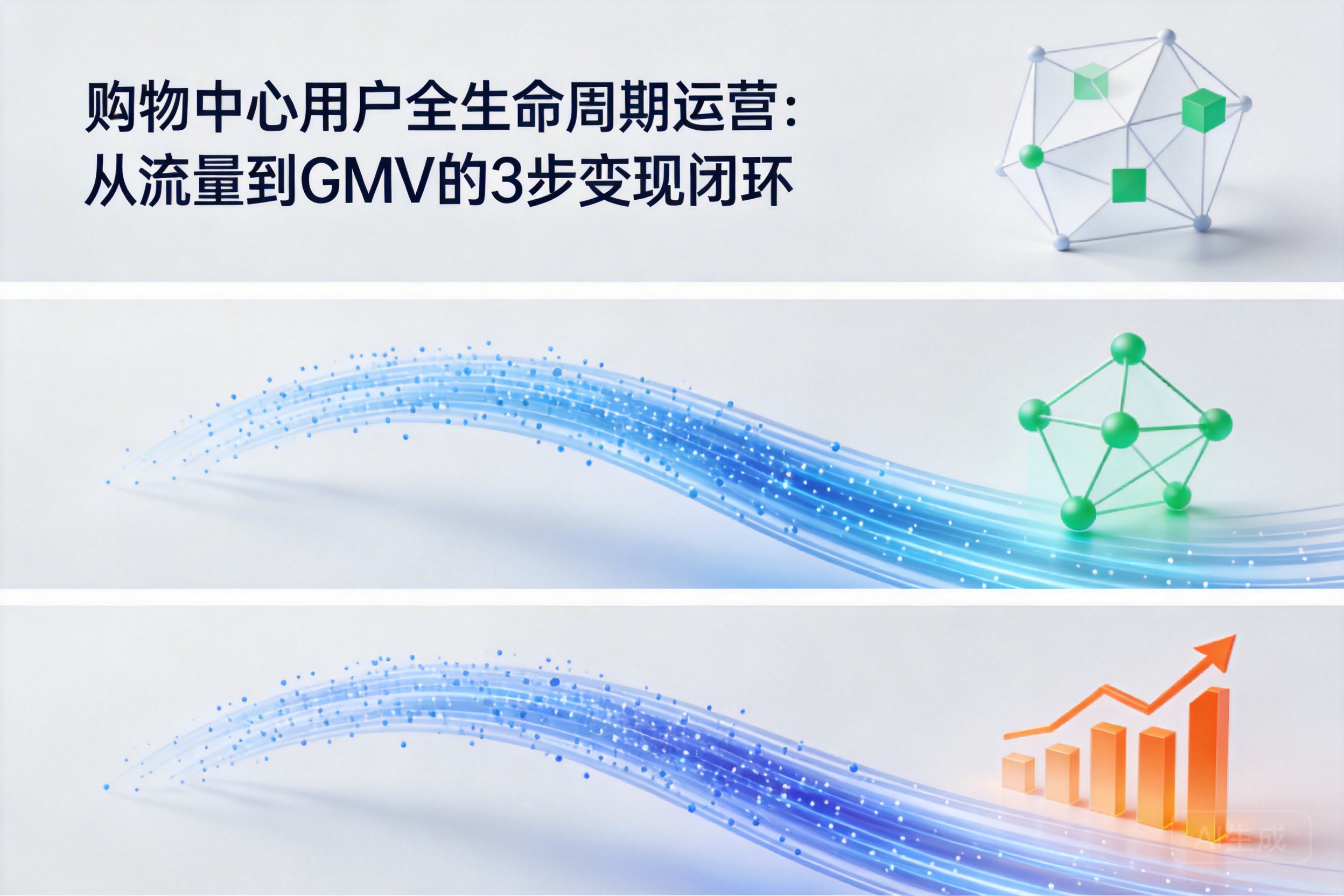 购物中心用户全生命周期运营：从流量到GMV的3步变现闭环