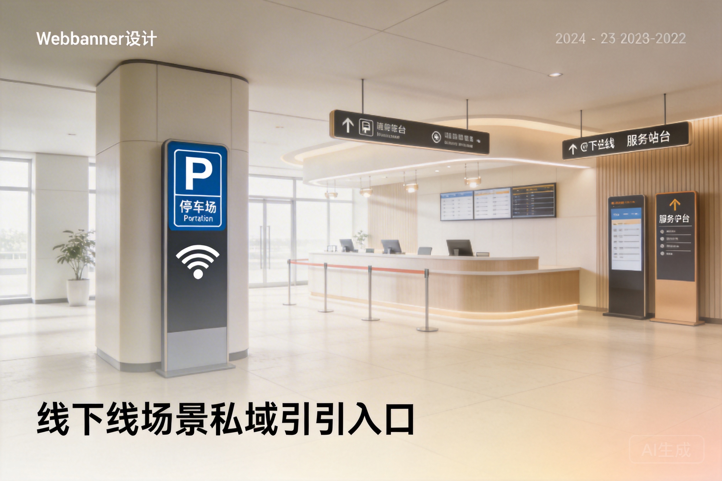 线下场景 × 私域引流的经典玩法合集：停车、WiFi、服务台、导视牌等入口