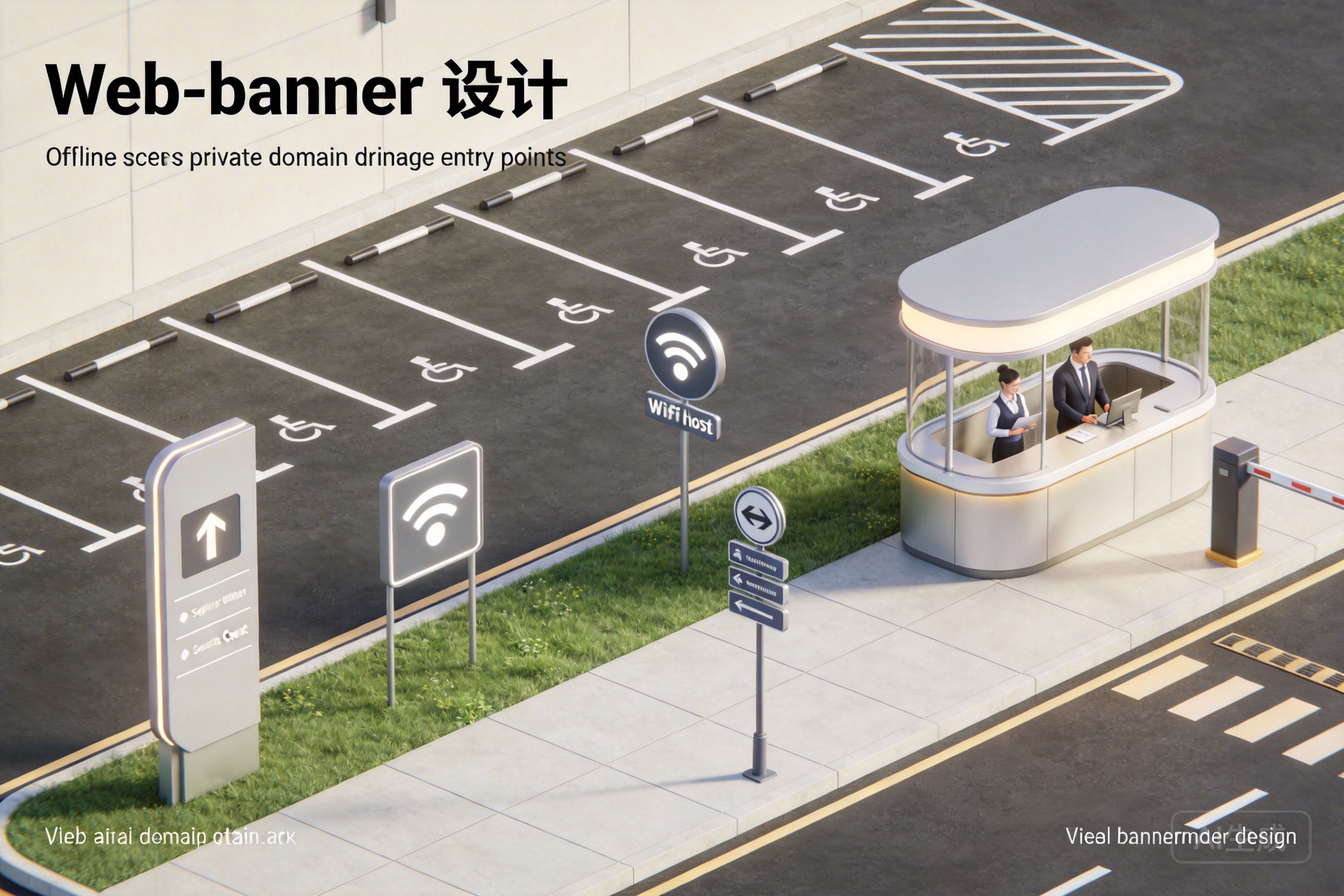 线下场景 × 私域引流的经典玩法合集：停车、WiFi、服务台、导视牌等入口全解析