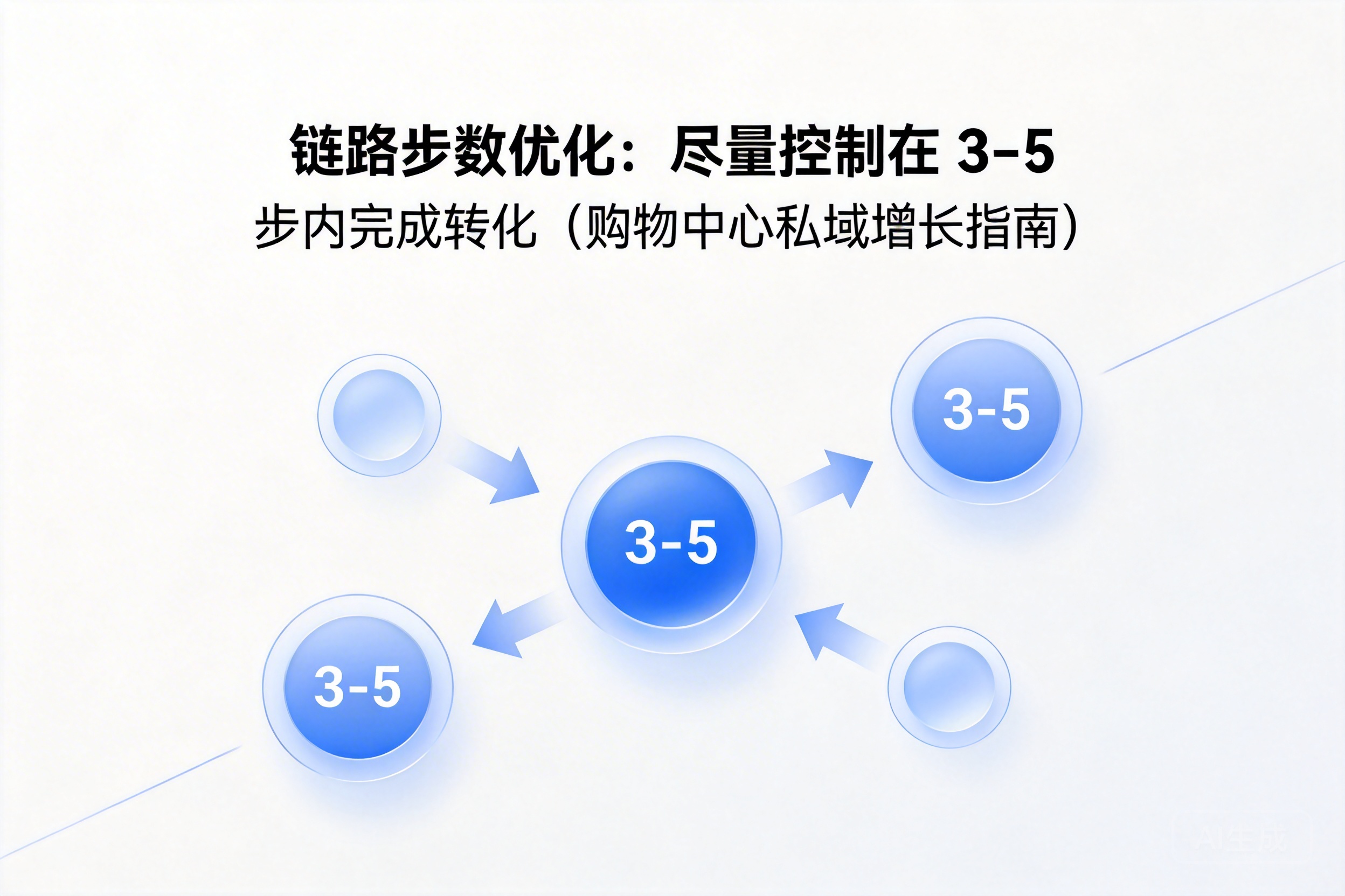 链路步数优化：尽量控制在 3–5 步内完成转化（购物中心私域增长指南）
