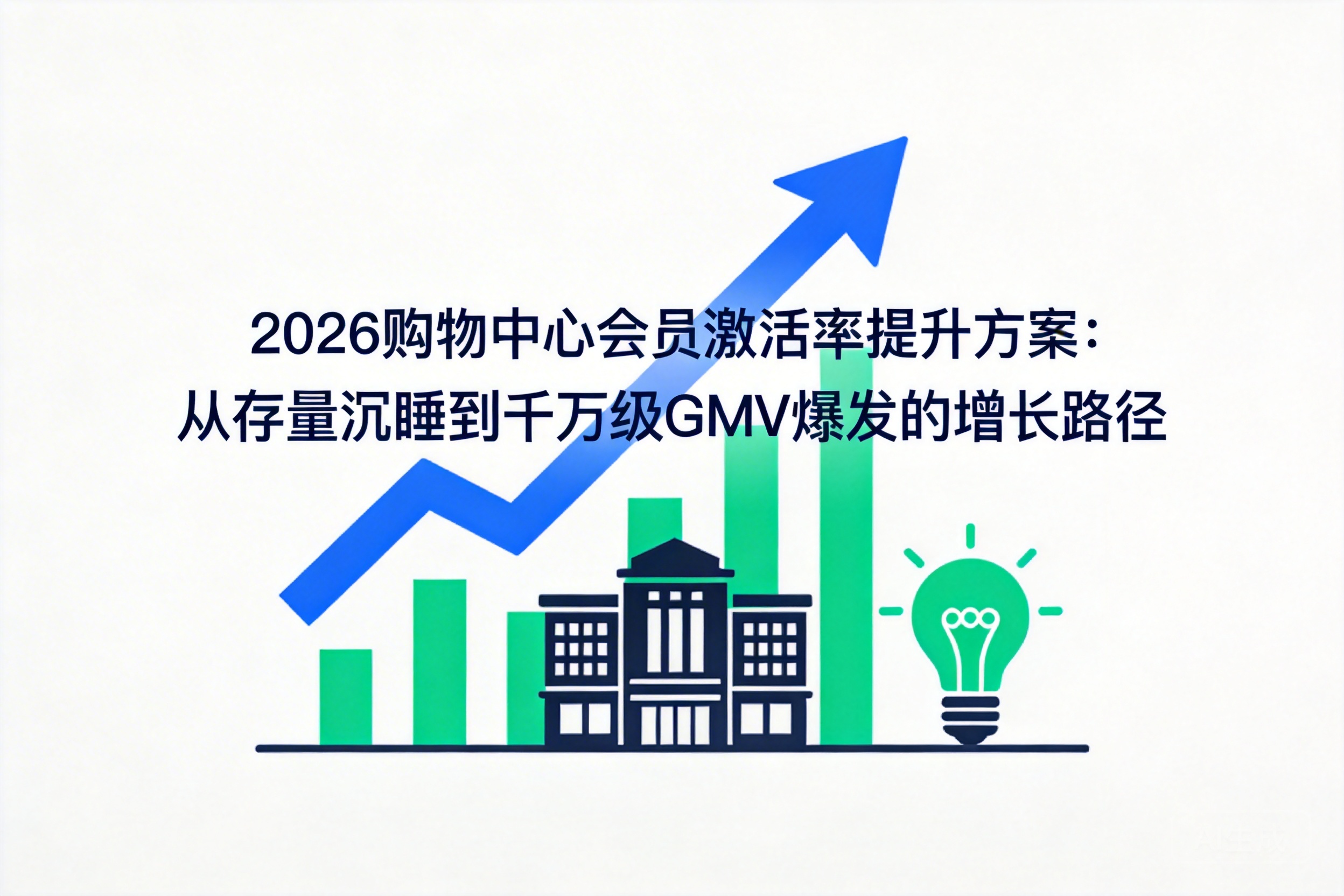 2026购物中心会员激活率提升方案：从存量沉睡到千万级GMV爆发的增长路径