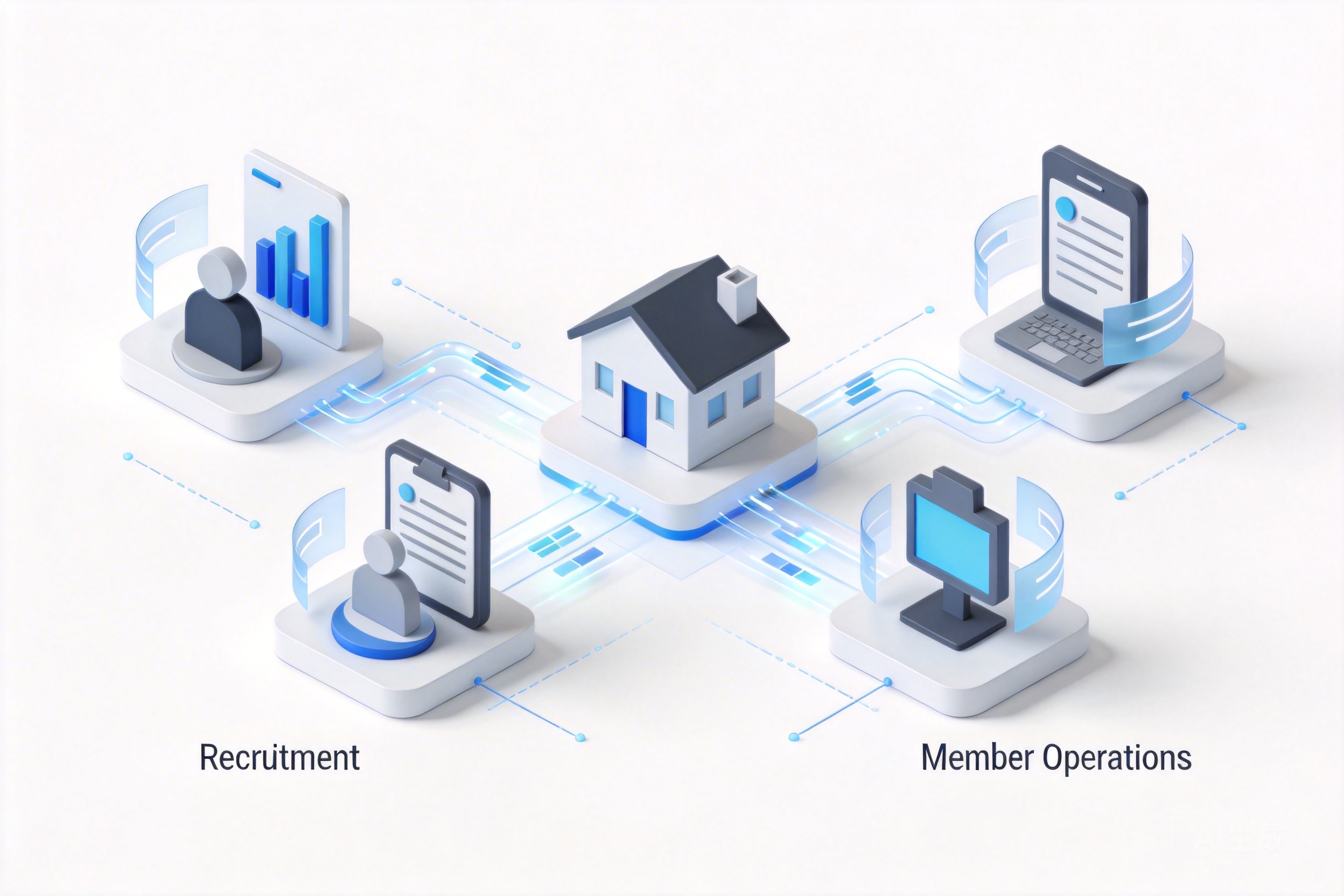 如何打通招商、物业、会员运营三类角色的企微体系与数据？购物中心一体化增长指南